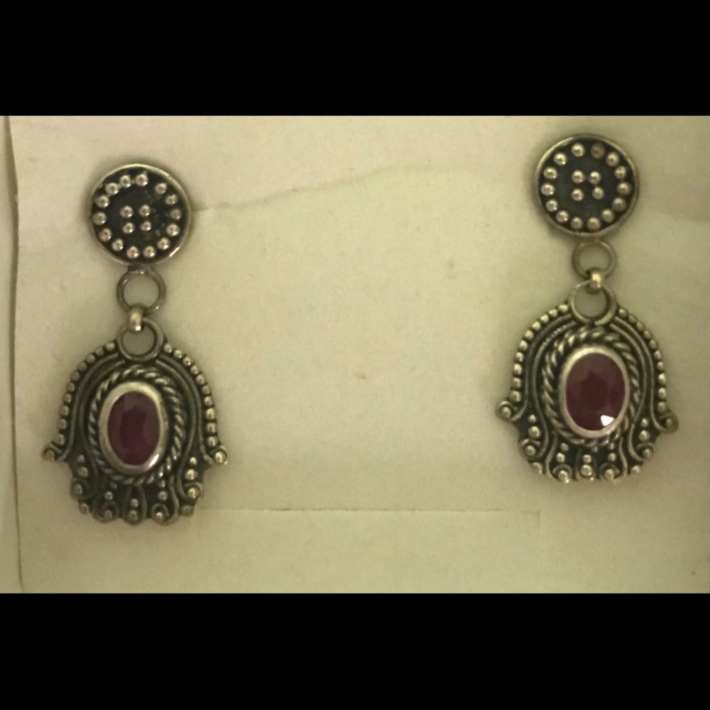 Ruby Earrings